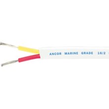 Details about   New Marine Grade Tinned Copper Safety Duplex Cable ancor 126710 Round 16/2 Gauge 