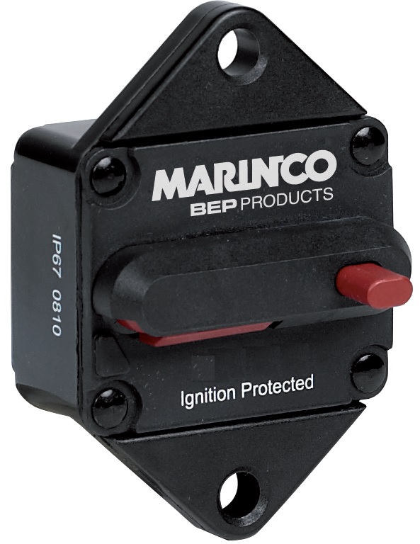 BEP 30A Thermal Circuit Breaker Single Pole Panel Mount BEP Marine
