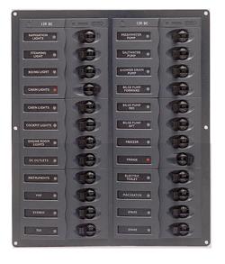 BEP Marine 905NMV 24 Way DC Circuit Breaker Panel Vertical - BEP Marine