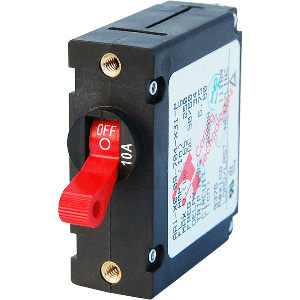 SEACHOICE Replacement 8 Amp Push to Reset Circuit Breaker LED Switch Panel 13251