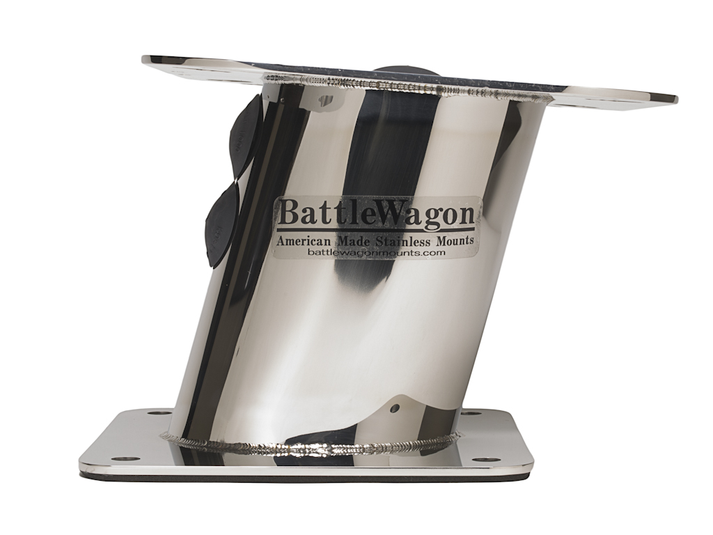 BattleWagon 6" Forward Leaning 4 Degree Down Angle Radar Mount BattleWagon F64 BattleWagon