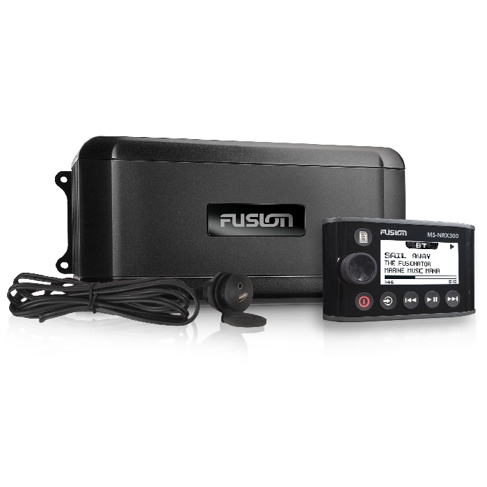 Fusion MSBB300R Black Box Stereo with NRX300I Remote Fusion 010