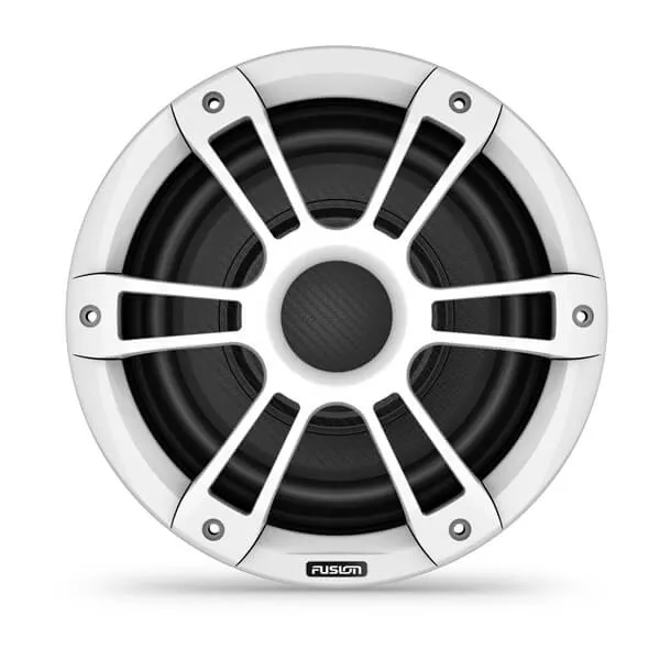 Fusion SGS103SPW 10" Speaker 600 Watt SUBWOOFER Sport Grille White