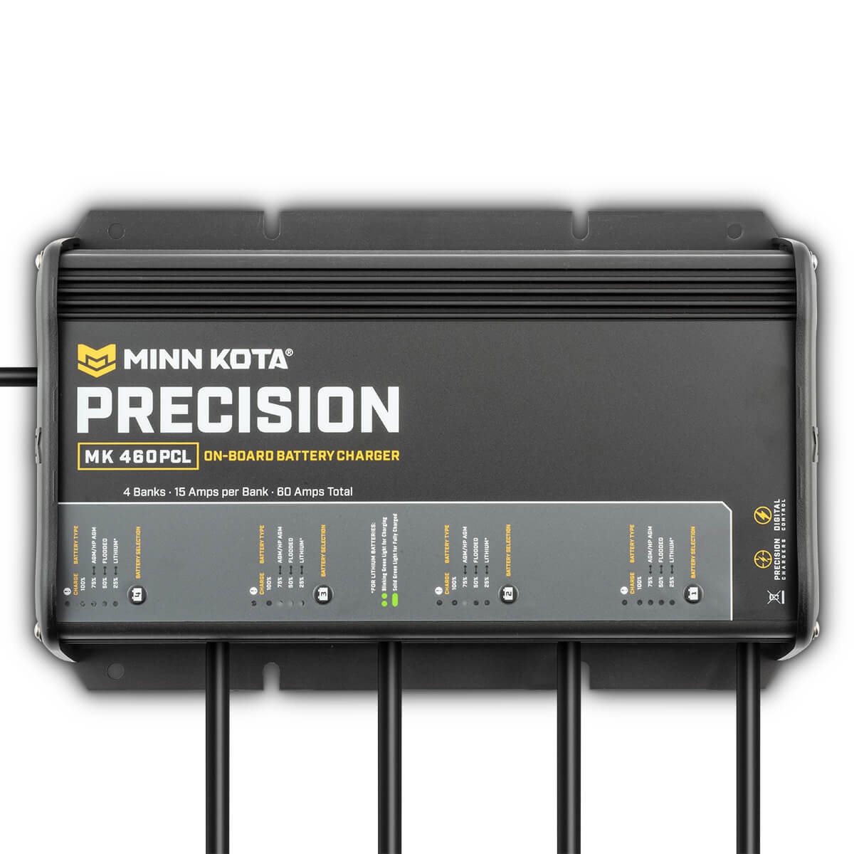 Minn Kota MK460PCL Precision Charger 4 Bank 15 Amps MinnKota 1834602