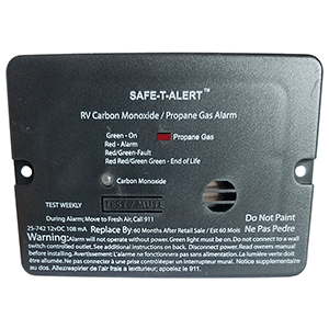 thumbnail image 2 of Safe-T-Alert Combo Carbon Monoxide & Propane Alarm – Flush Mount Mini 25-742-BL For RVs & Campers 2 of 6