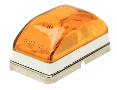 Stainless-Steel Base Waterproof Amber One Size Seachoice 52521 Sealed Marker/Clearance Lights 