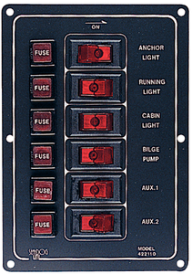 Sea Dog 425130-1 Rocker Switch Panel 