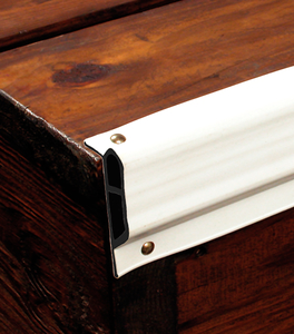 Taylor Made Commercial Grade Double Molded Dock Edging - 10' White PVC Dock Guard For Boat Protection