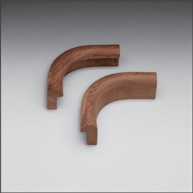 WhiteCap 60837 Teak Outside Corner Edge Molding WhiteCap 60837 Teak