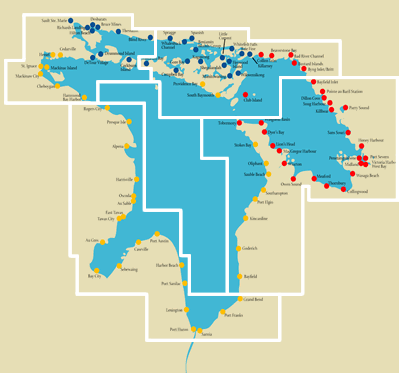 Ports of Lake Huron
