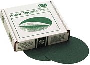 3M 00521 8" 80E Grit Green Corps Hookit Regalite Discs 25/Box