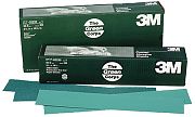 3M 02230 80D Grit Green Corps Stikit Production Resin Bond Paper Sheets 100/Box