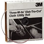 3M 05025 220J Grit Tri-M-ite Cloth Utility Rolls 1-1/2" x 50yds