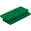 3M 05509 6" x 9" Coarse #86 Green Scotch Brite Scouring Pad 12/Box