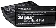 3M 05530 2-3/4" x 5-1/2" Stikit Soft Hand Pad