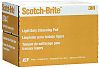 3M 07445 6" x 9" White Very Fine Scotch Brite Hand Pad 20/Box