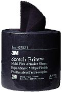3M 07521 4" x 8" Very Fine Grit Scotch-Brite Multi Flex Abrasive Sheet Roll
