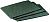 3M 08293 6" x 9" General #96 Green Scotch Brite Scouring Pad