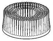 3M 18734 3" Roloc Green Bristle Brush Disc 50 Grit
