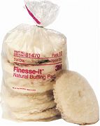 3M 81470 3" Marine Finesse-It Natural Buffing Pad