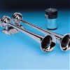 AFI 10106 12V Chrome Dual Trumpet Air Horn