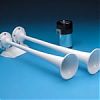 AFI 10122 12V White Dual Trumpet Air Horn