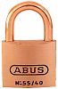 Abus Lock 55886 Padlock Key #5404 Brass 1 1/2I