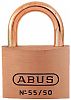 Abus Lock 55906 Padlock Key #5502 Brass 2IN