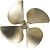 Acme 1235 14.5" X 14.25" .105 Cup 1.125" Bore LH Propeller