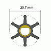 Albin Pump Premium Impeller Kit - 39.7 X 12 X 19.2MM - 6 Blade - Single Flat Insert