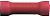 Ancor 210130 Red #8 Wire Vinyl Insulated Butt Connector 25/PK