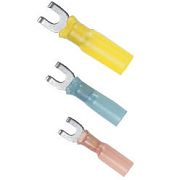 Ancor 22-18G #8 25PC Red Spade Heat Shrink Connector Red