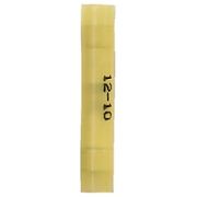 Ancor 220163 Yellow 12-10 Wire Nylon Insulated Double Crimp Butt Connector 100/PK