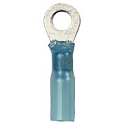 Ancor 311403 Blue 16-14 Wire 1/4" Fastener Heat Shrink Ring Connector 3/PK