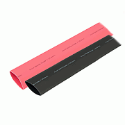 Ancor Heat Shrink Tubing 1" X 3" - Black & Red Combo