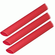 Ancor Heat Shrink Tubing 3/16" X 3" - Red - 3 Pieces