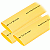 Ancor Heat Shrink Tubing 3/4" X 3" - Yellow - 3 Pieces