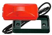 Anderson Marine Division E150BKR Clearance & Side marker Light - Red With Bracket