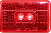 Anderson Marine Division V170R Red LED Clearance Light With Reflex