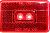 Anderson Marine Division V170R Red LED Clearance Light With Reflex