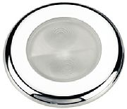 Aqua Signal 164077 Stainless Steel Bogota 4-LED Courtesy Light - Red