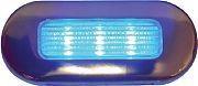 Aqua Signal 16431-7 LED Oval Blue with SS Cover