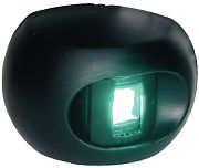 Aqua Signal 342027 Series 34 Black Starboard LED Bulkhead Side Light - Green
