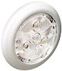 Attwood 6320W7 2.75" White Plastic LED Round Interior/Exterior Light - White