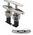 Attwood 665177 6" Stainless Steel Neat Cleat