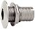Attwood 665423 1" Stainless Steel Thru-Hull - 1" Hose