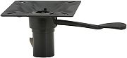 Attwood Swivl-Eze 238152-7 238 Series Seat Mount Black E-COAT Seat Mount, 3, Right Handle