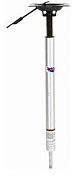 Attwood Swivl-Eze 3004-T Lock´n Pin Adjustable Height Power Pedestal With Seat Mount - 15-18", Threaded, Bulk