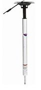 Attwood Swivl-Eze 3204T Lock n Pin Adjustable Height Power Pedestal With Seat Mount - 24-30", Threaded, Bulk