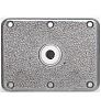 Attwood Swivl-Eze 64839 Lock´N-Pin Stainless Steel Base Plate, Nylon Bushing - 4" x 8" Non-Threaded Bushing